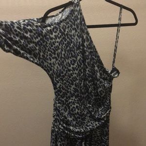 Midi, one shoulder dress